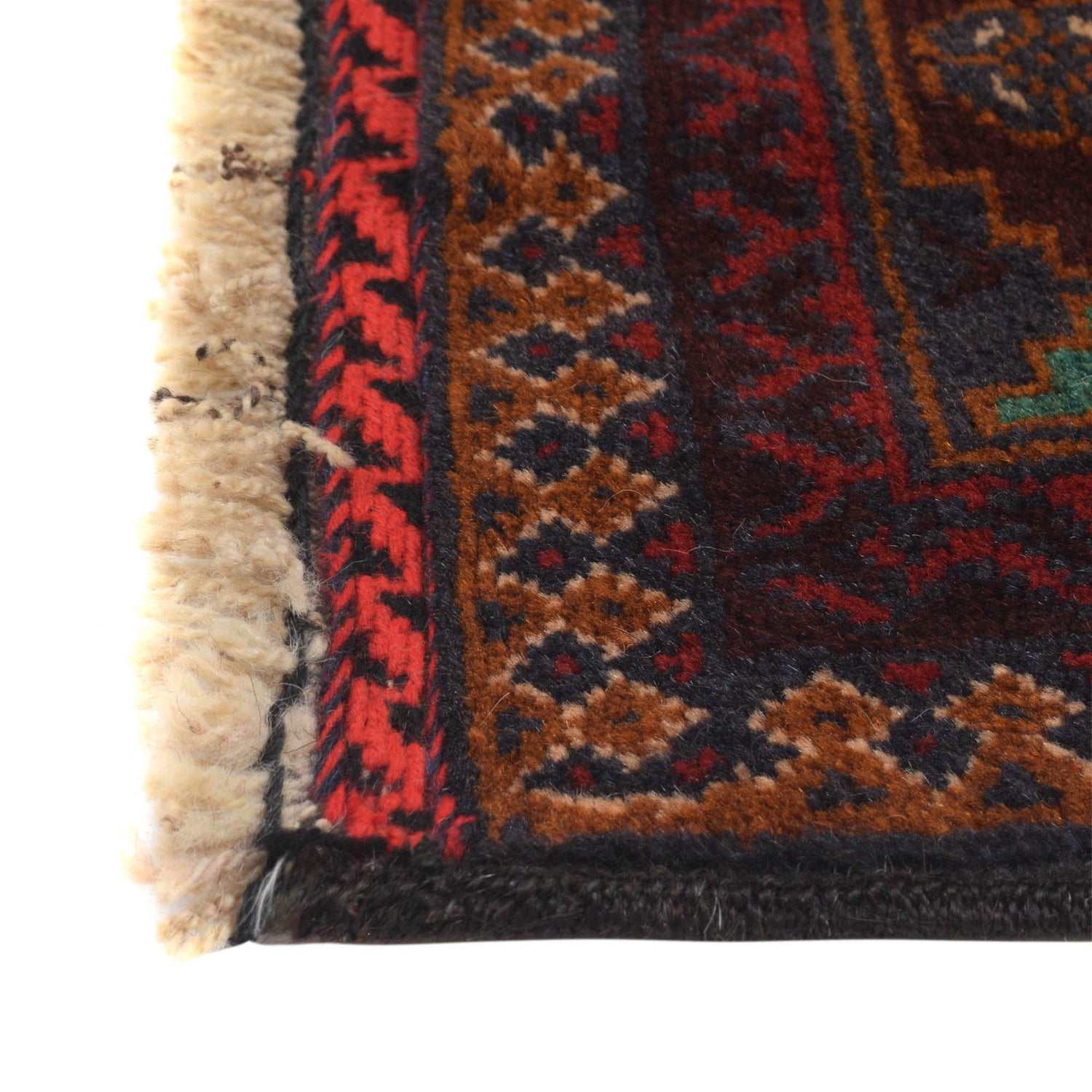 Baluchi Rug Handmade Multi Prayer Design 3x5 ft