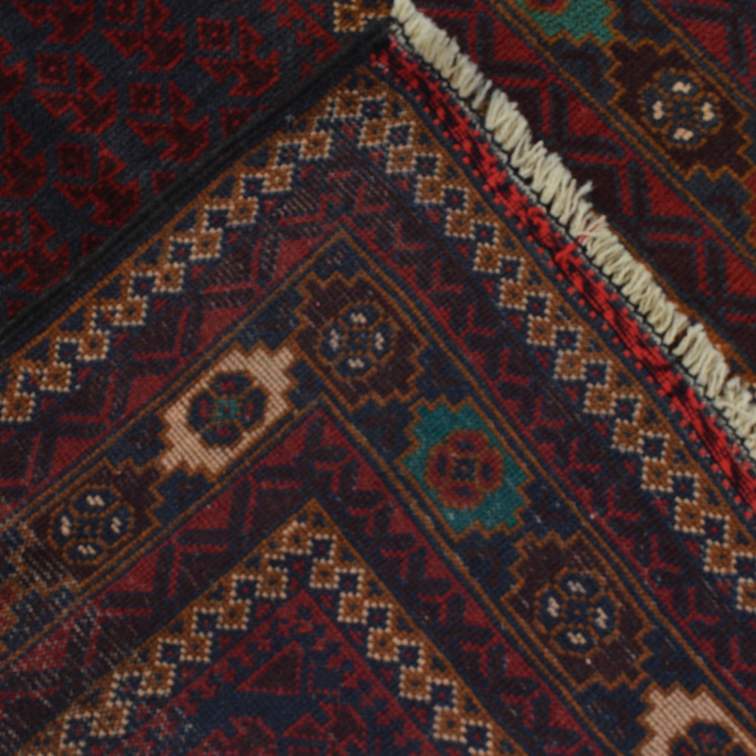 Baluchi Rug Handmade Multi Prayer Design 3x5 ft