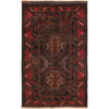 Baluchi Rug Handmade Multi Prayer Design 3x5 ft