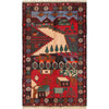 Pictorial Rug Handmade Multi Design