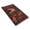 Pictorial Rug Handmade Multi Design
