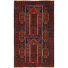 Baluchi Rug Handmade Multi Geometric 3x5 ft