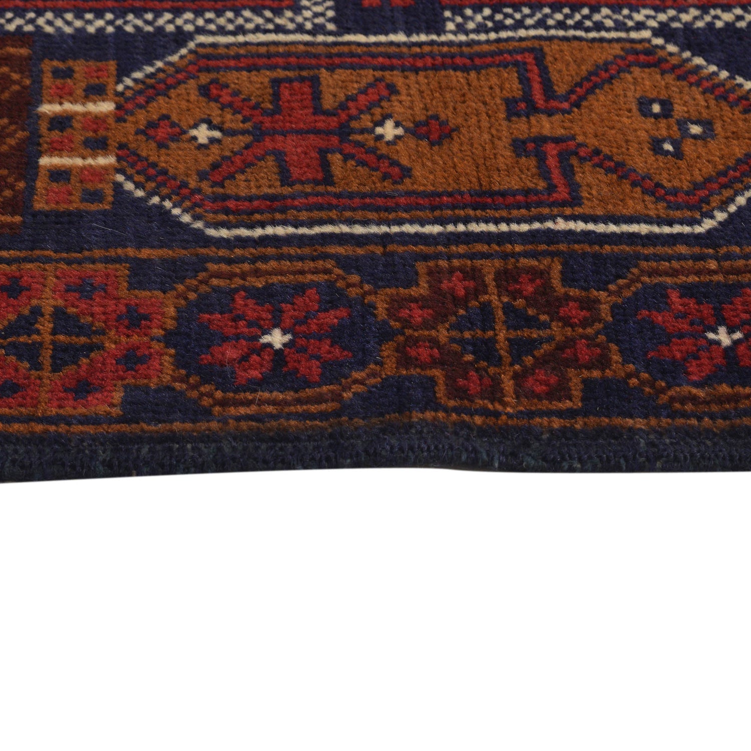 Baluchi Rug Handmade Multi Geometric 3x5 ft