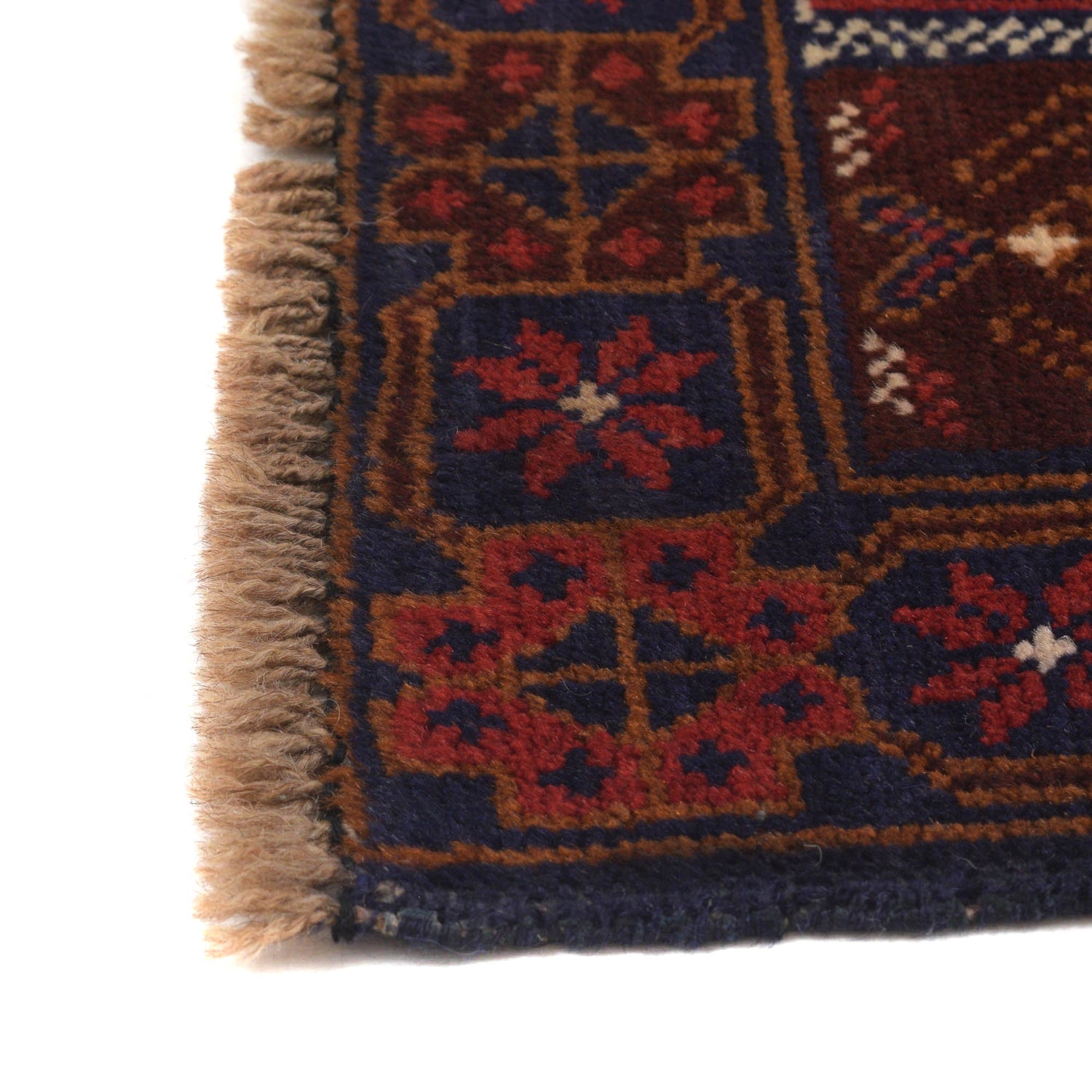 Baluchi Rug Handmade Multi Geometric 3x5 ft