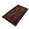 Baluchi Rug Handmade Multi Geometric 3x5 ft