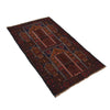 Baluchi Rug Handmade Multi Geometric 3x5 ft