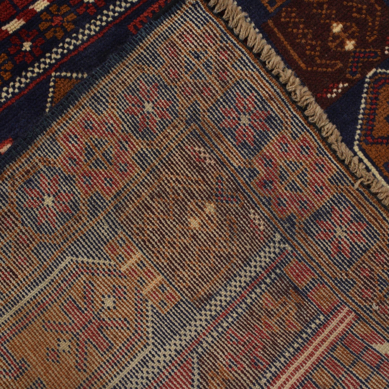 Baluchi Rug Handmade Multi Geometric 3x5 ft