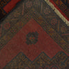 Baluchi Rug Handmade Red Geometric 2x4 ft