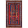 Baluchi Rug Handmade Multi Prayer Design 3x5 ft