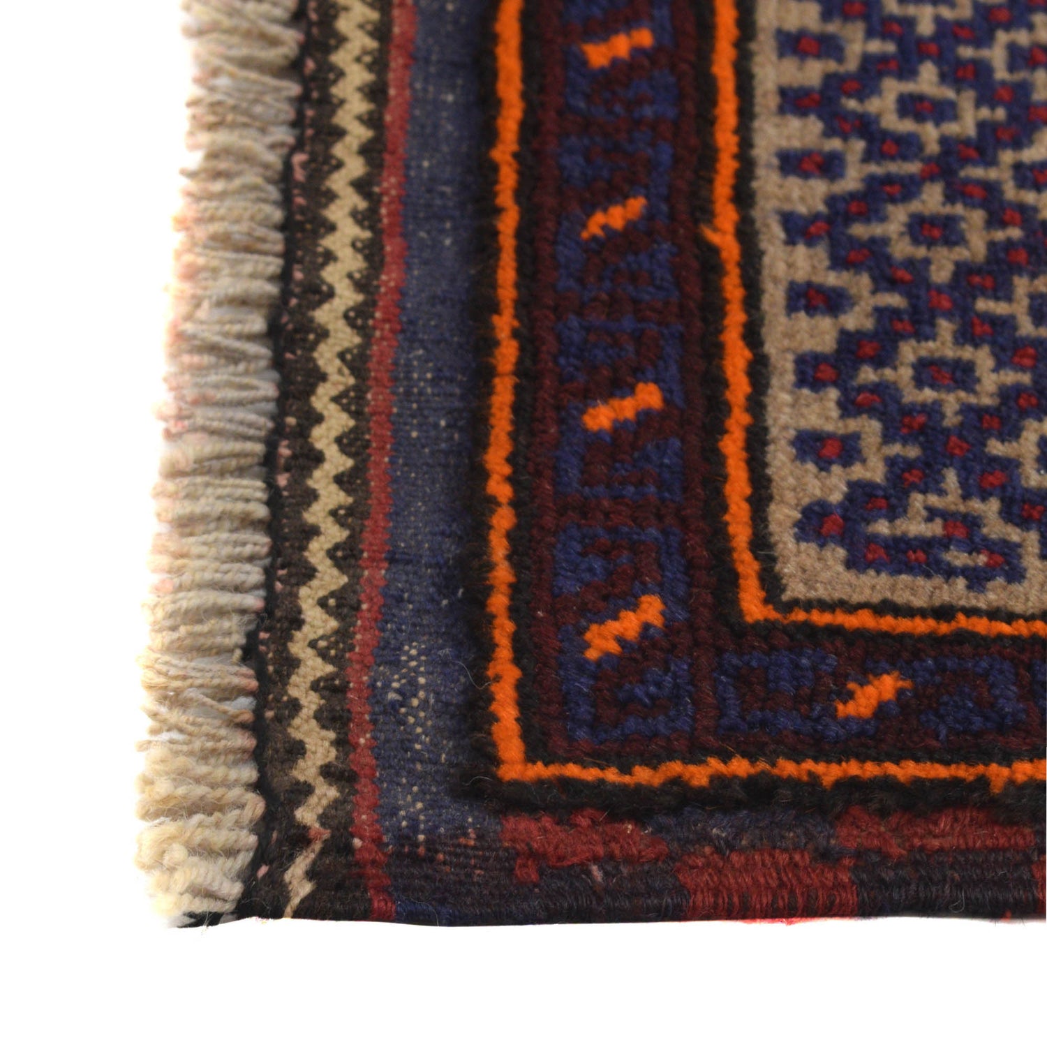 Baluchi Rug Handmade Multi Prayer Design 3x5 ft