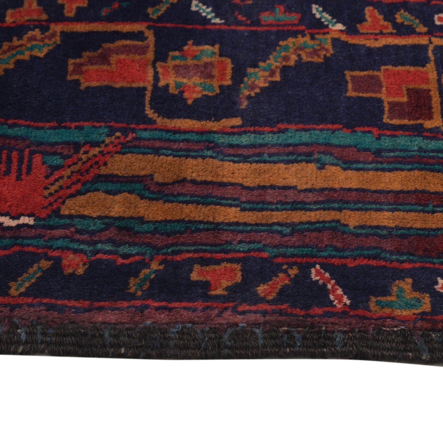 Baluchi Rug Handmade Multi Geometric 3x5 ft