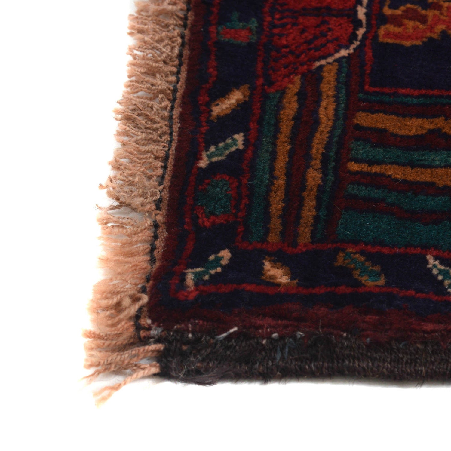 Baluchi Rug Handmade Multi Geometric 3x5 ft