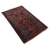 Baluchi Rug Handmade Multi Geometric 3x5 ft
