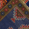 Baluchi Rug Handmade Blue Geometric 3x5 ft