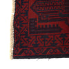 Baluchi Rug Handmade Red Geometric 2x4 ft