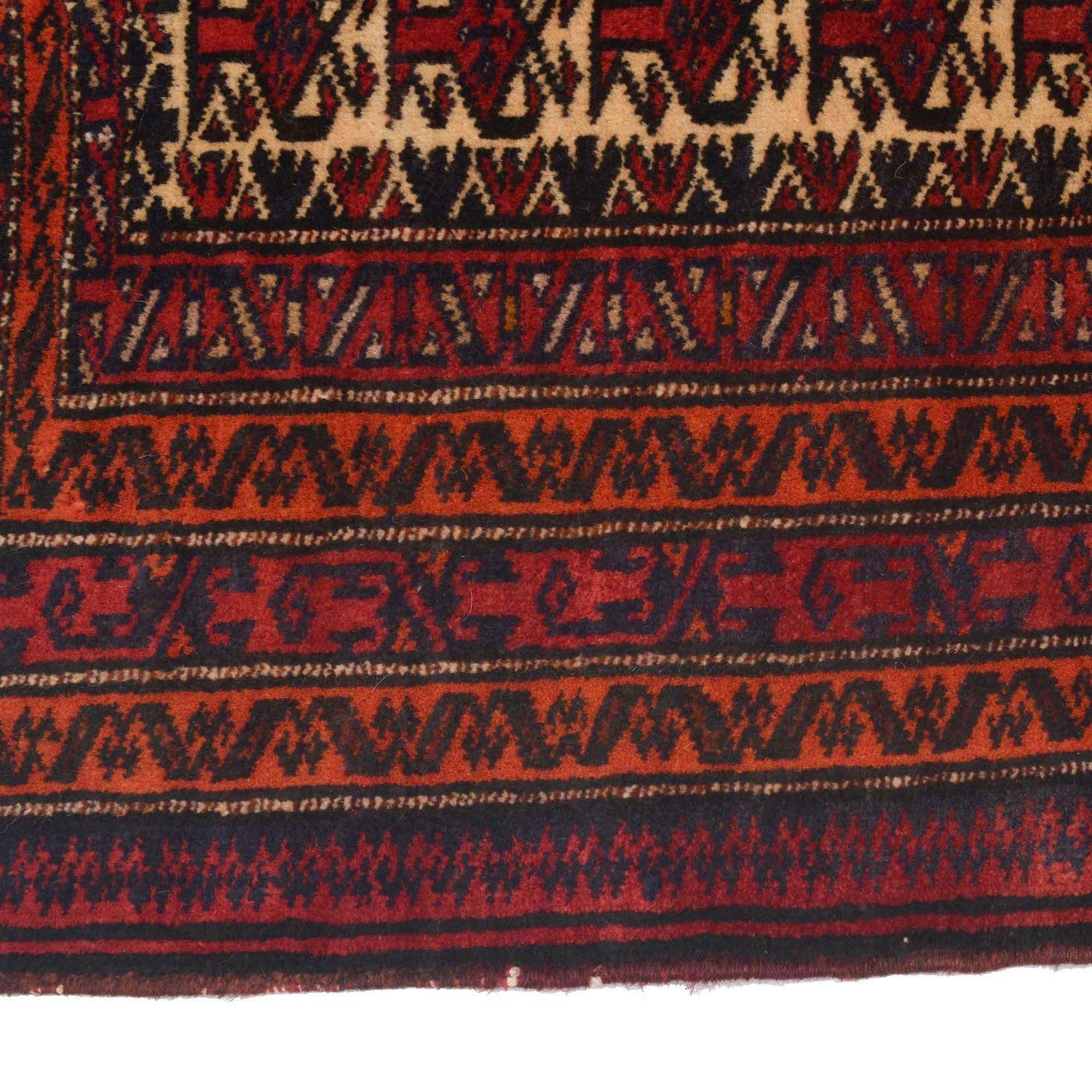 Baluchi Rug Handmade Multi Prayer Design 2x4 ft