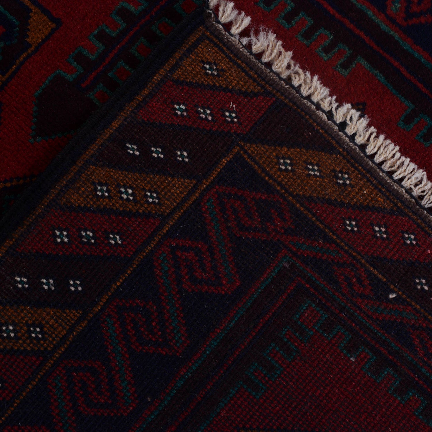 Baluchi Rug Handmade Multi Geometric 3x5 ft