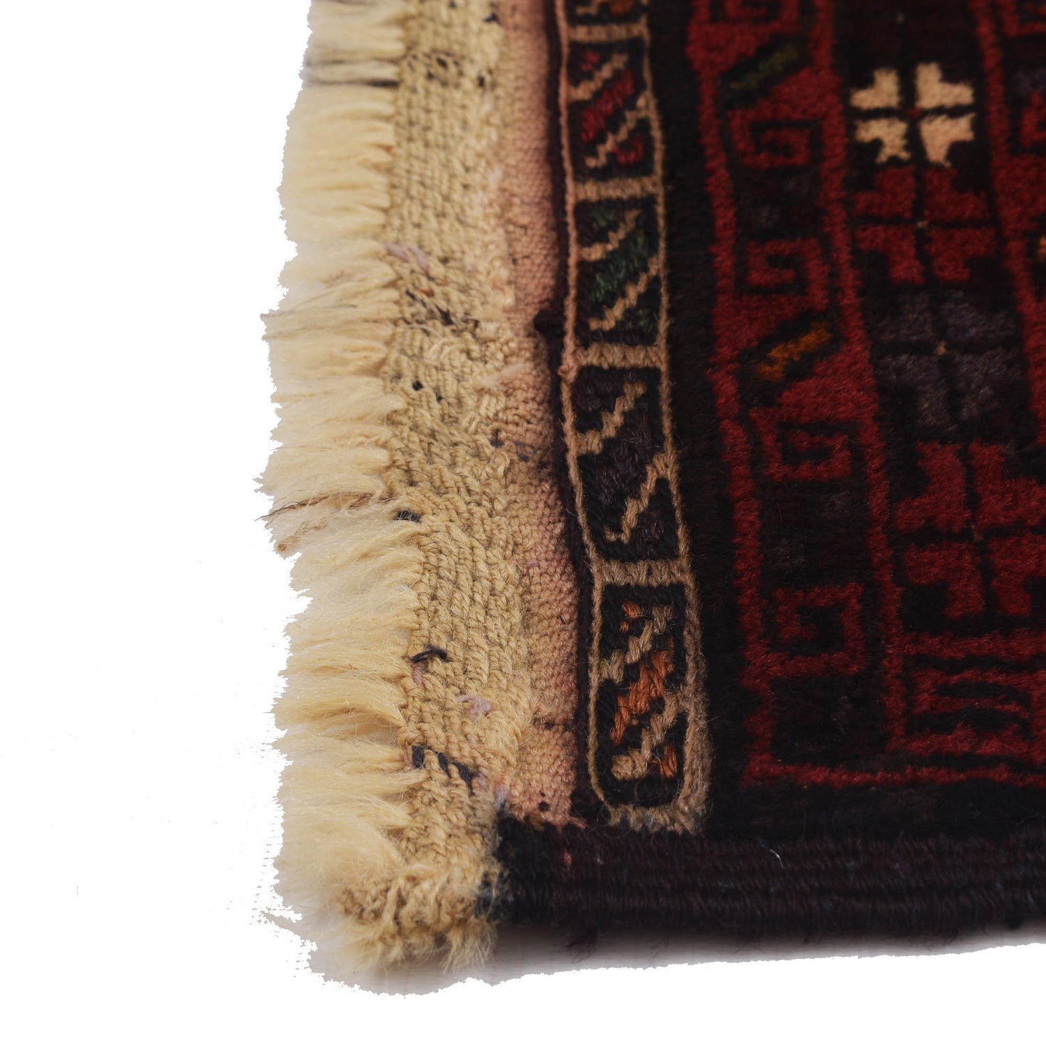 Baluchi Rug Handmade Multi Geometric 3x5 ft