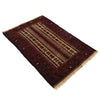 Baluchi Rug Handmade Multi Geometric 3x5 ft