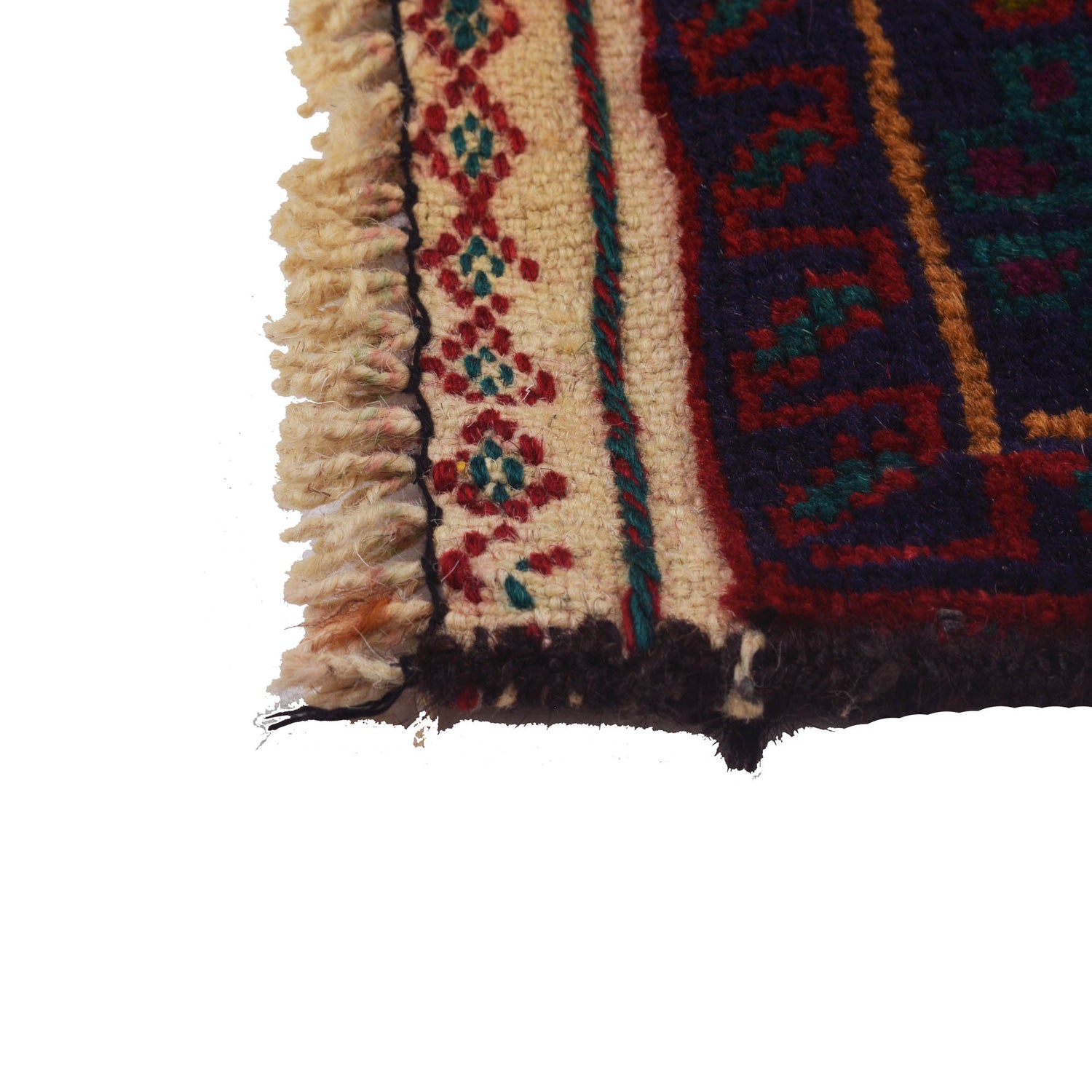 Baluchi Rug Handmade Multi Geometric 3x5 ft