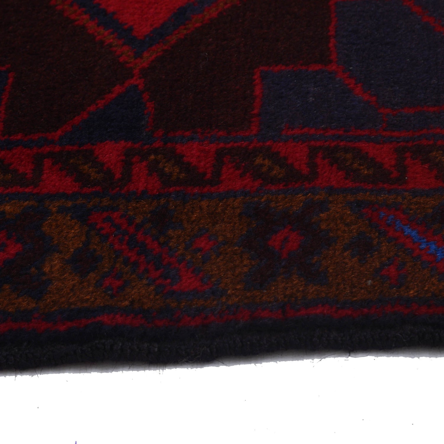 Baluchi Rug Handmade Multi Geometric 3x5 ft