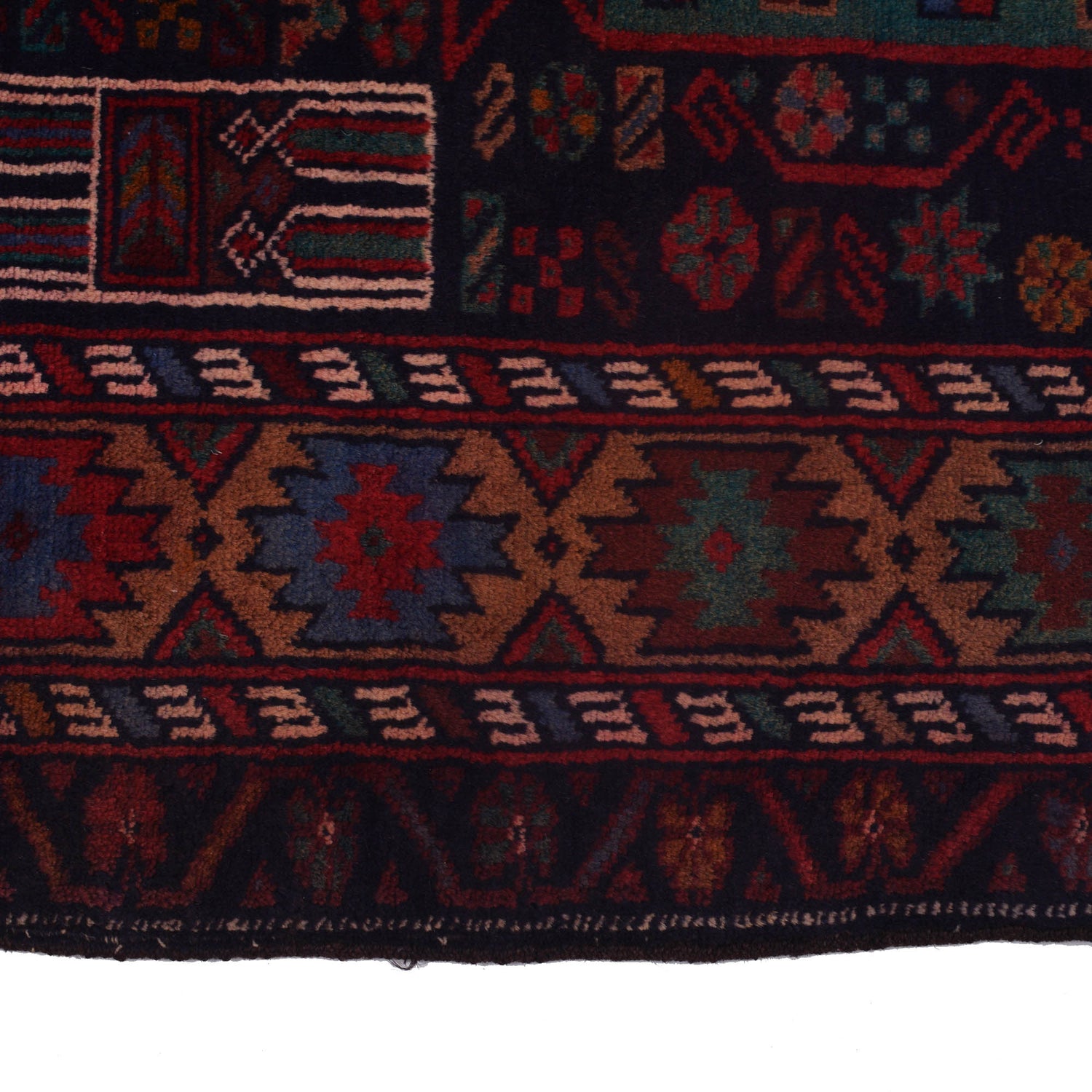 Baluchi Rug Handmade Multi Prayer Design 3x5 ft