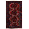 Baluchi Rug Handmade Multi Geometric 2x4 ft