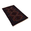 Baluchi Rug Handmade Multi Geometric 2x4 ft