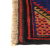 Baluchi Rug Handmade Blue Geometric 3x5 ft