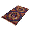 Baluchi Rug Handmade Blue Geometric 3x5 ft