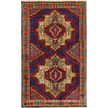 Baluchi Rug Handmade Blue Geometric 3x5 ft