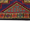 Baluchi Rug Handmade Blue Geometric 3x5 ft