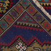Baluchi Rug Handmade Blue Geometric 3x5 ft