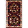 Baluchi Rug Handmade Blue Geometric 3x5 ft