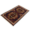 Baluchi Rug Handmade Blue Geometric 3x5 ft