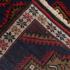 Baluchi Rug Handmade Blue Geometric 3x5 ft