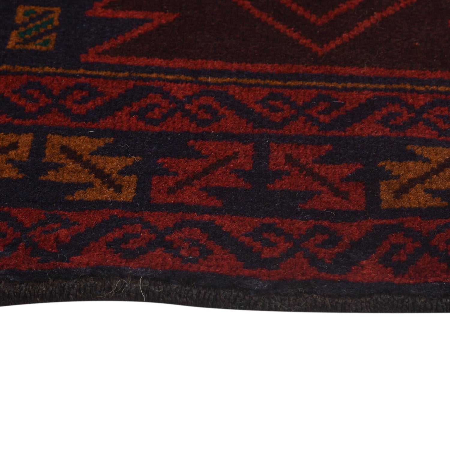 Baluchi Rug Handmade Multi Geometric 3x5 ft