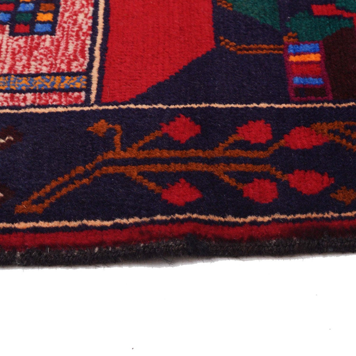 Pictorial Rug Handmade Multi Design