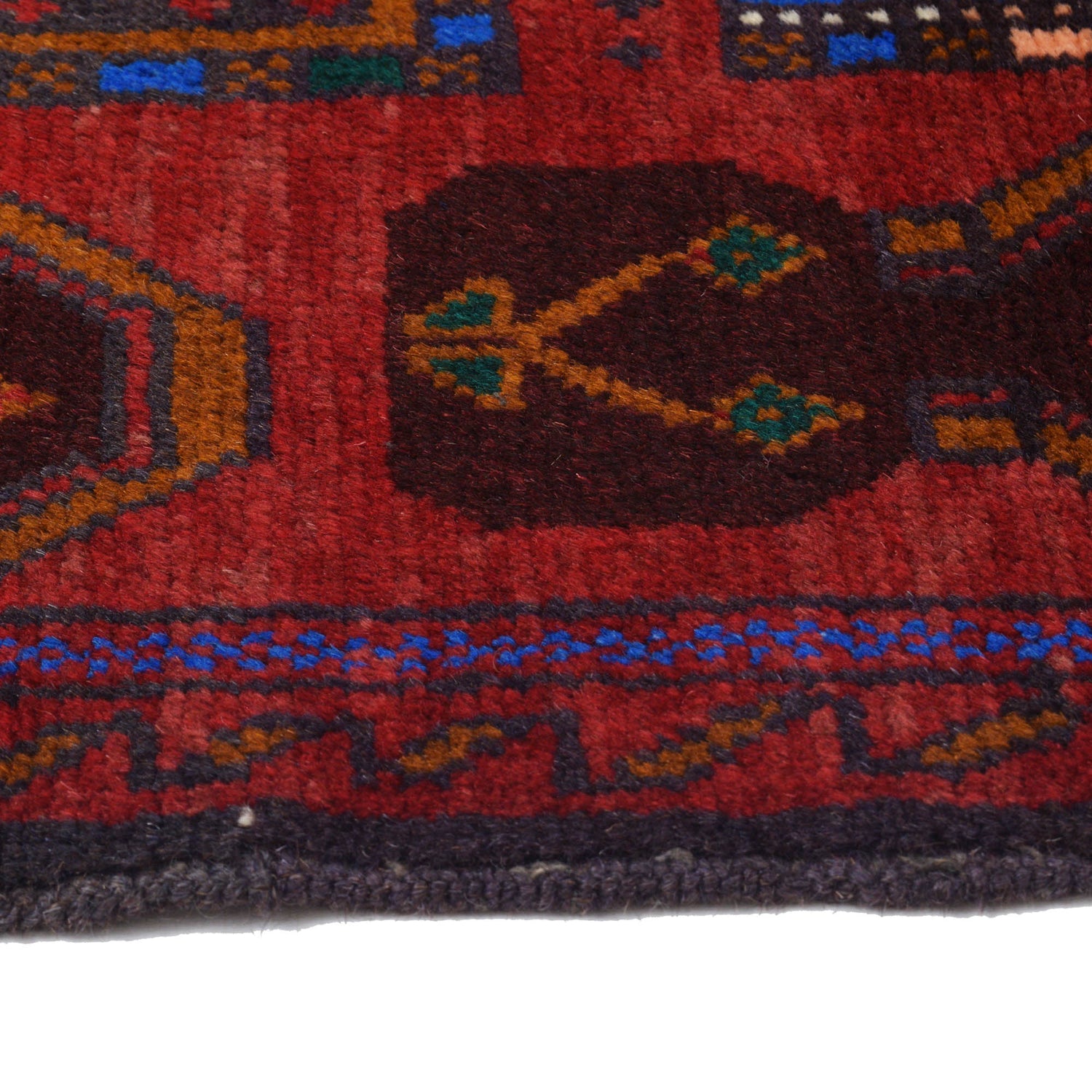 Baluchi Rug Handmade Red Prayer Design 2x4 ft