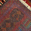 Baluchi Rug Handmade Red Prayer Design 2x4 ft