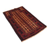 Baluchi Rug Handmade Multi Prayer Design 2x4 ft