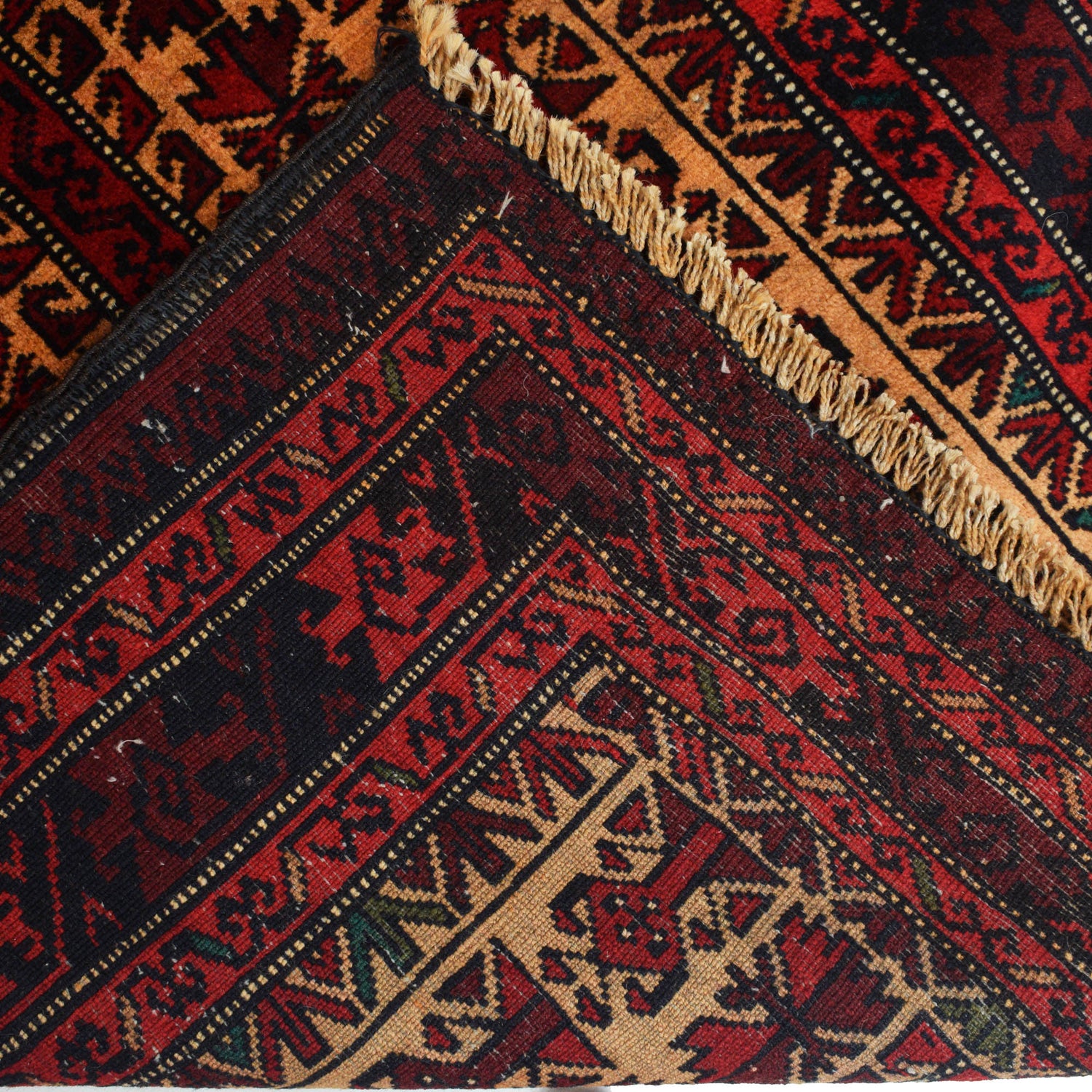 Baluchi Rug Handmade Multi Prayer Design 2x4 ft