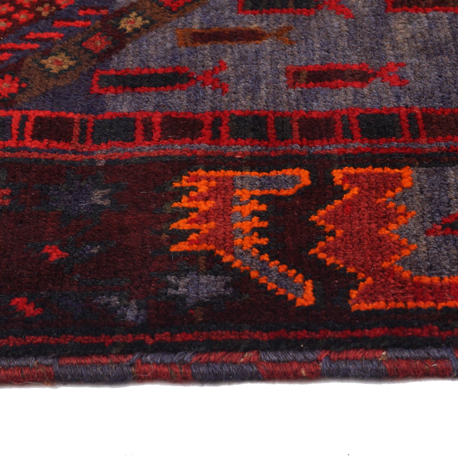 Baluchi Rug Handmade Multi Prayer Design 3x5 ft