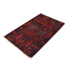 Baluchi Rug Handmade Multi Prayer Design 3x5 ft