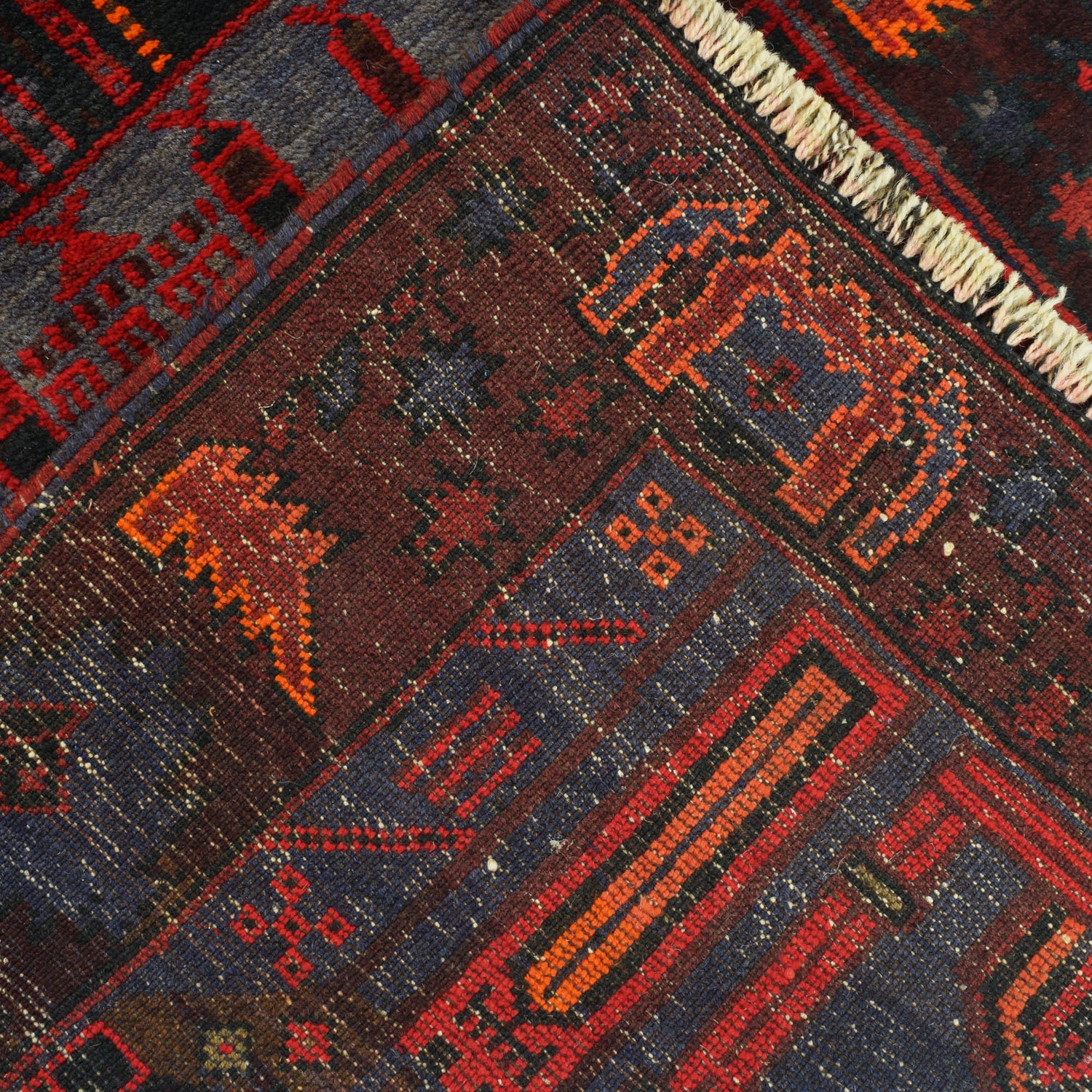 Baluchi Rug Handmade Multi Prayer Design 3x5 ft