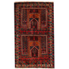 Baluchi Rug Handmade Multi Prayer Design 3x5 ft