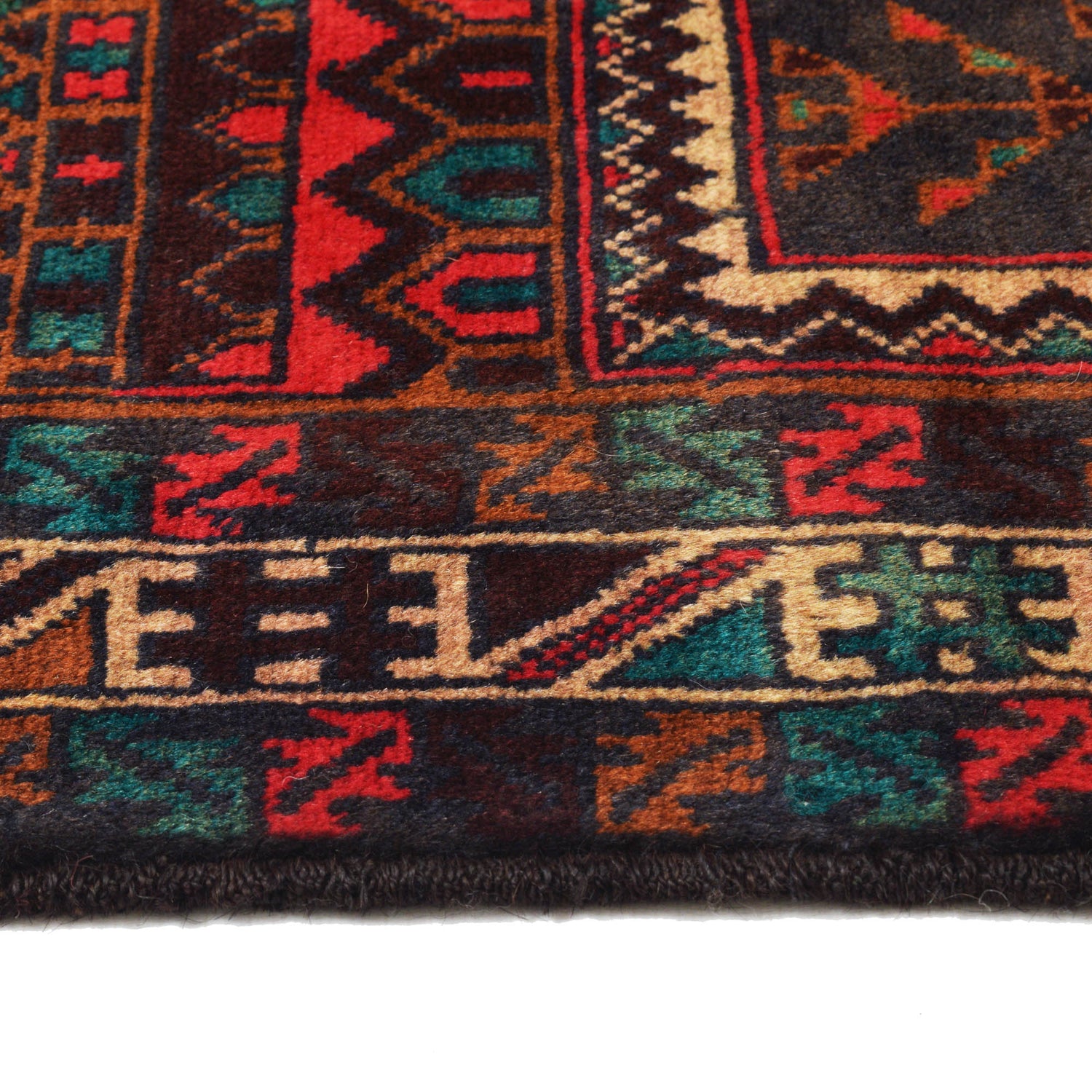 Baluchi Rug Handmade Multi Prayer Design 3x5 ft