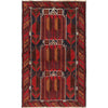 Baluchi Rug Handmade Multi Geometric 3x5 ft