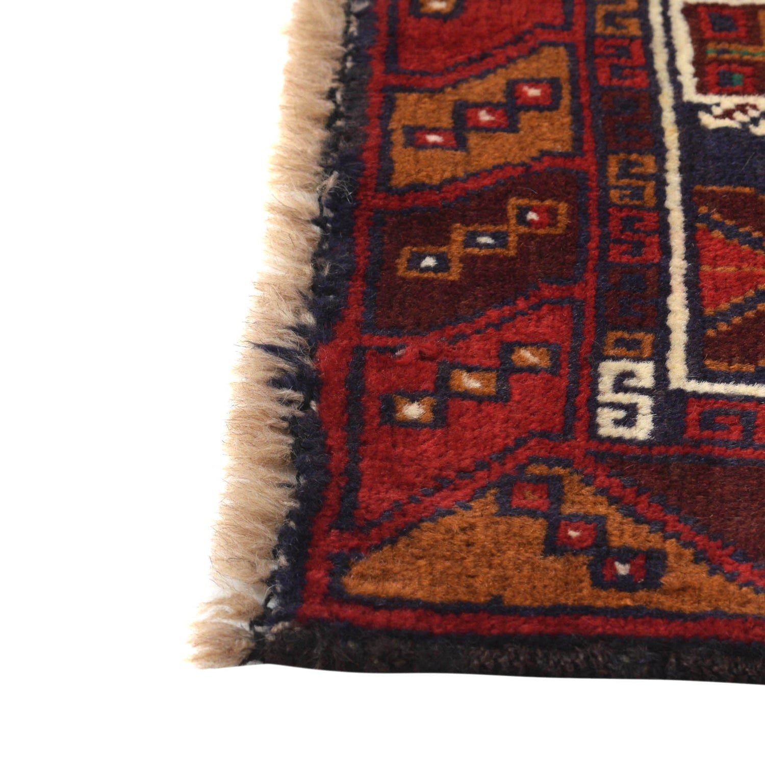 Baluchi Rug Handmade Multi Geometric 3x5 ft
