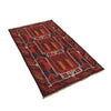 Baluchi Rug Handmade Multi Geometric 3x5 ft